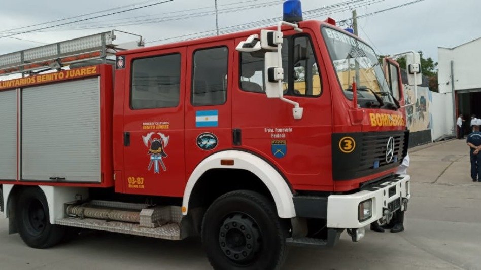 Bomberos Voluntarios presentó su nuevo Camión Autobomba